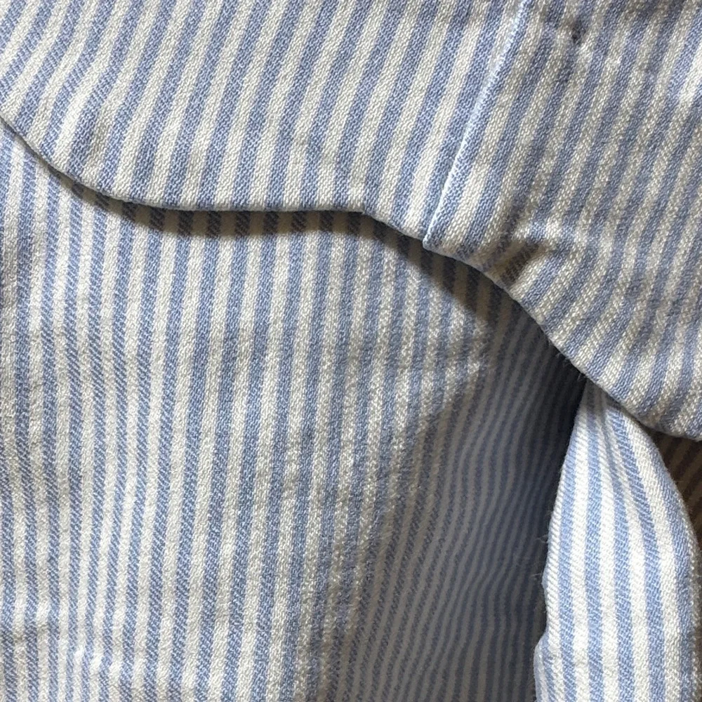 Crown & Ivy Light Blue Striped Mini Skort - Picture 12 of 12